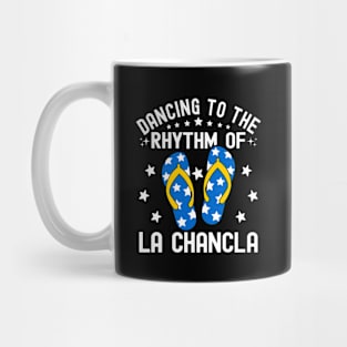 Dancing to the Rhythm of La Chancla Puerto Rican Roots Mug